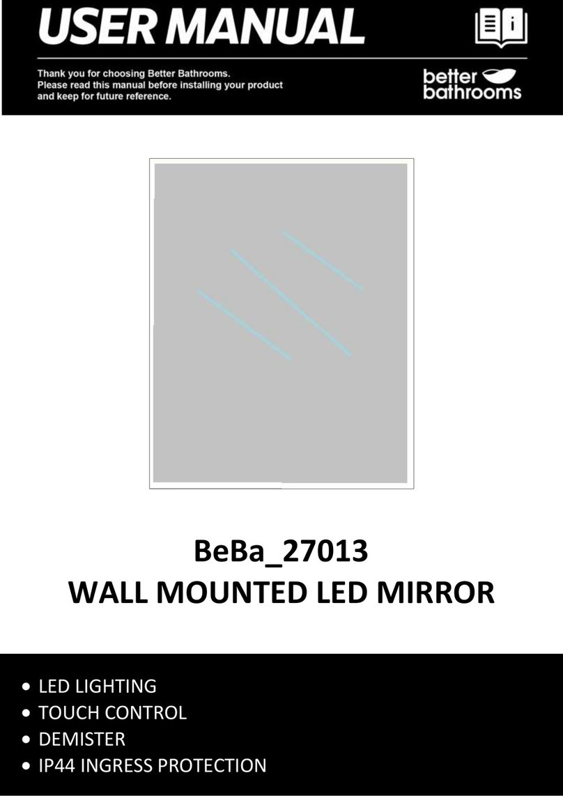 Better Bathrooms BeBa 27013 user manual
