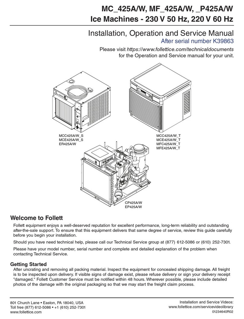 Follett Maestro Plus MC-425A/W, Maestro Plus MF-425A/W, Maestro Plus... Setup guide
