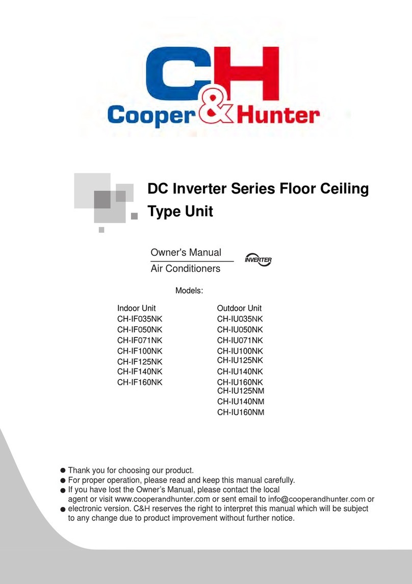 Cooper & Hunter CH-IF035NK User manual