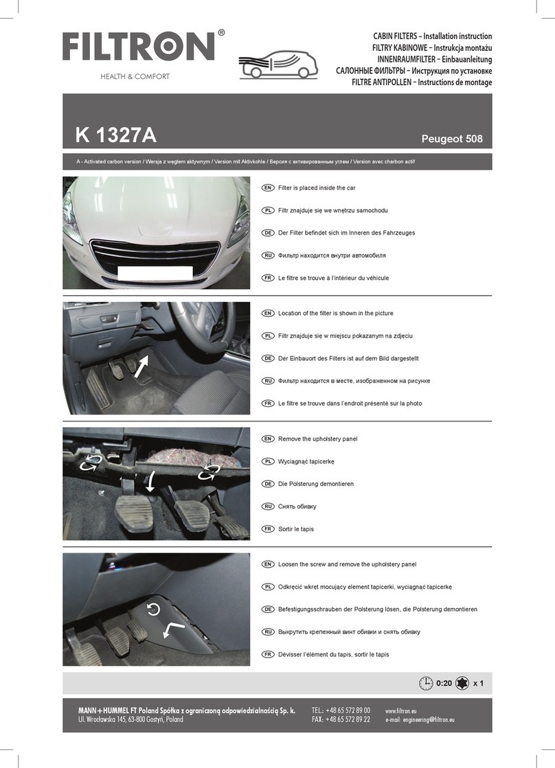 FILTRON K 1327A User manual