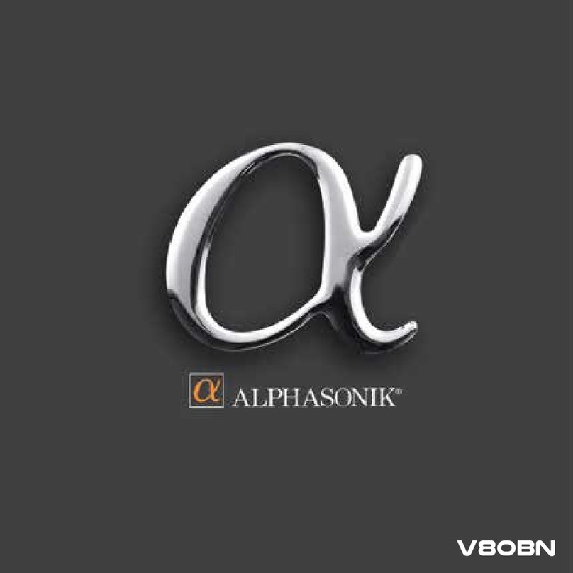 Alphasonik V80BN manual