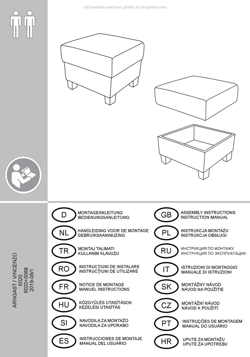 SIT&MORE ARNGAST VINCENZO 6020 Installation guide