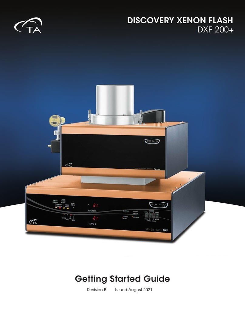 TA Instruments DISCOVERY XENON FLASH User manual