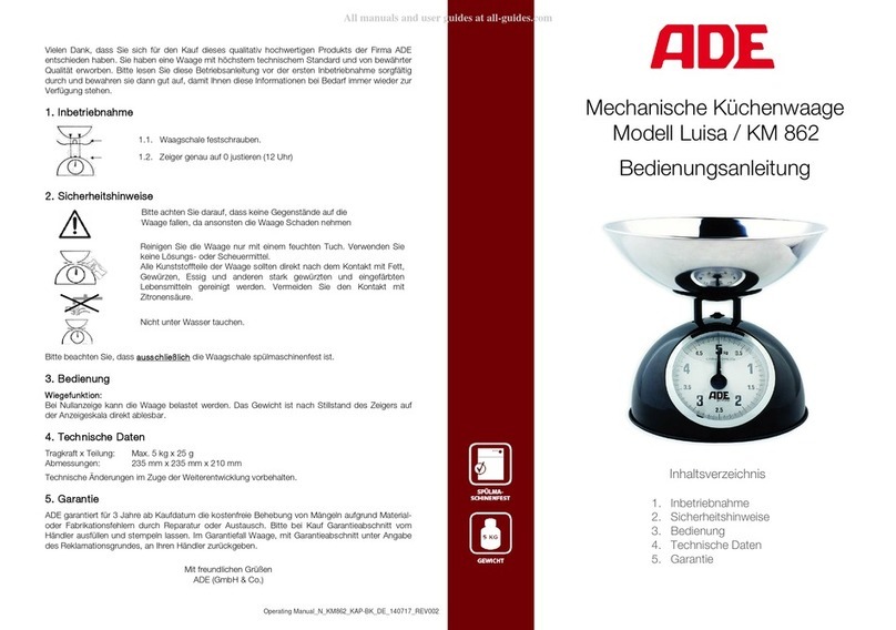 ADE Luisa User manual