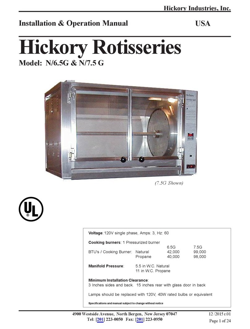 Hickory Industries N/6.5G Installation & operation manual Hickory Industries N/6.5G Installation & operation manual