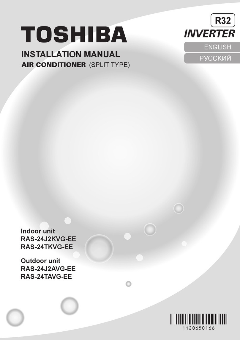 Toshiba RAS-24J2KVG-EE User manual