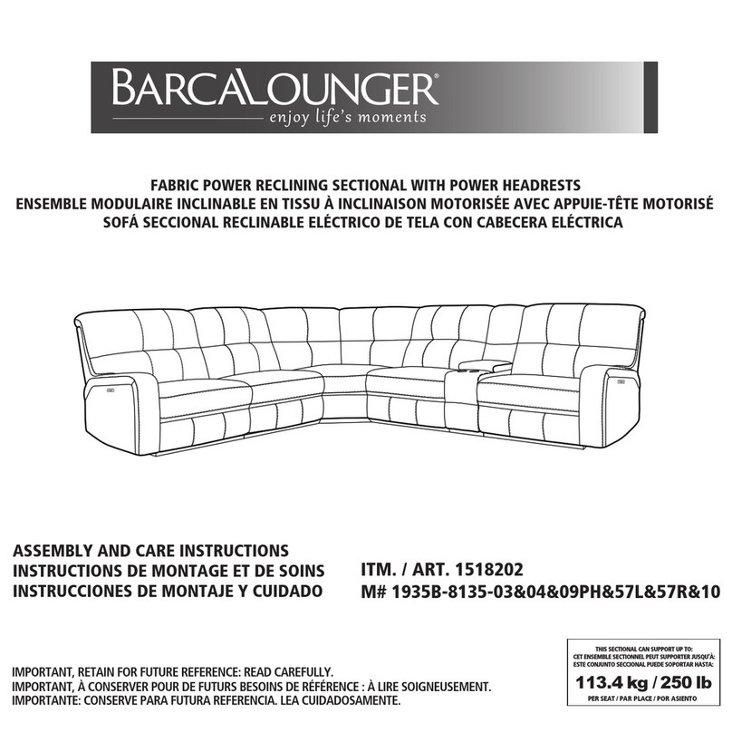 BARCALOUNGER 1518202 User guide