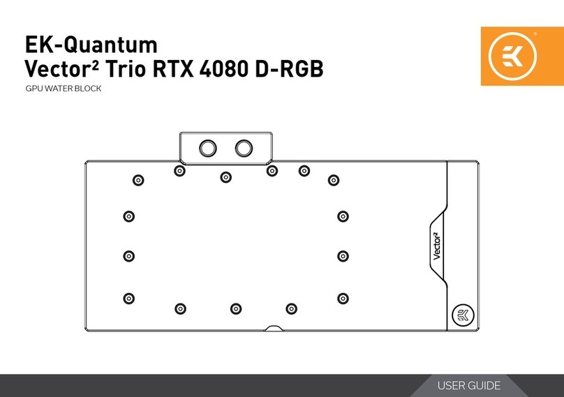 EK-Quantum Vector2 Strix RTX 3080 D-RGB User manual