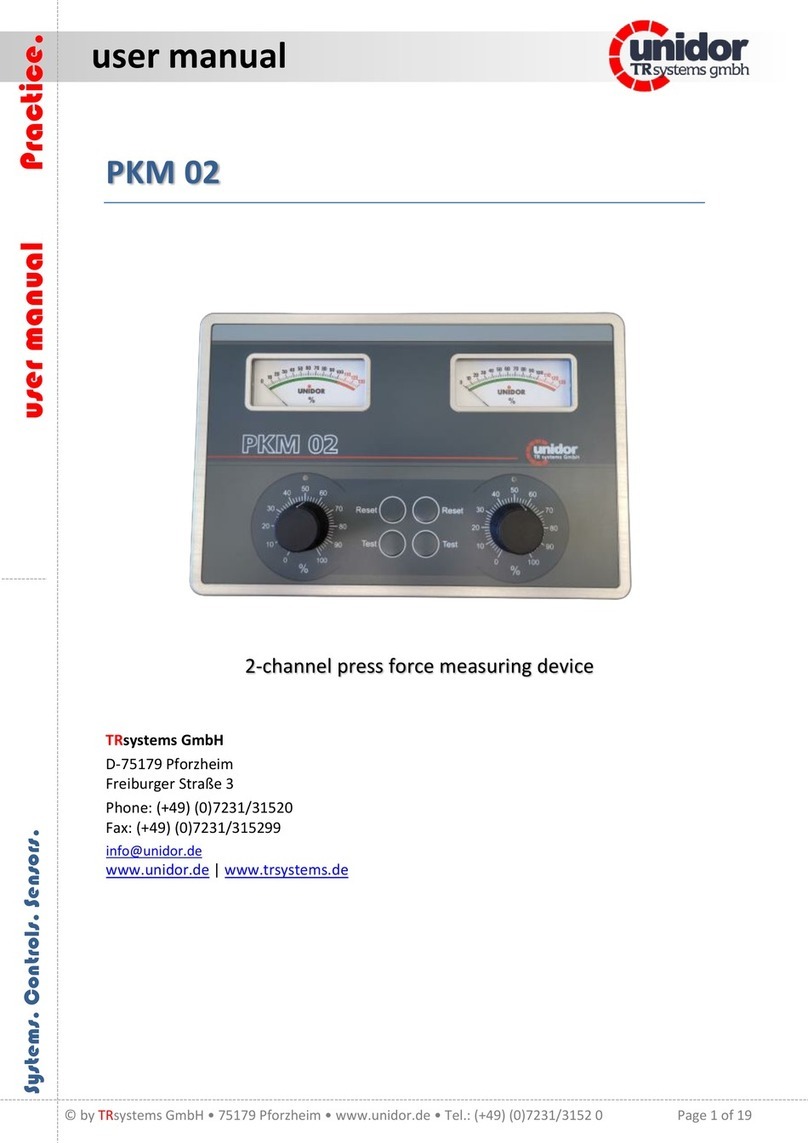 unidor TRsystems PKM 02 User manual