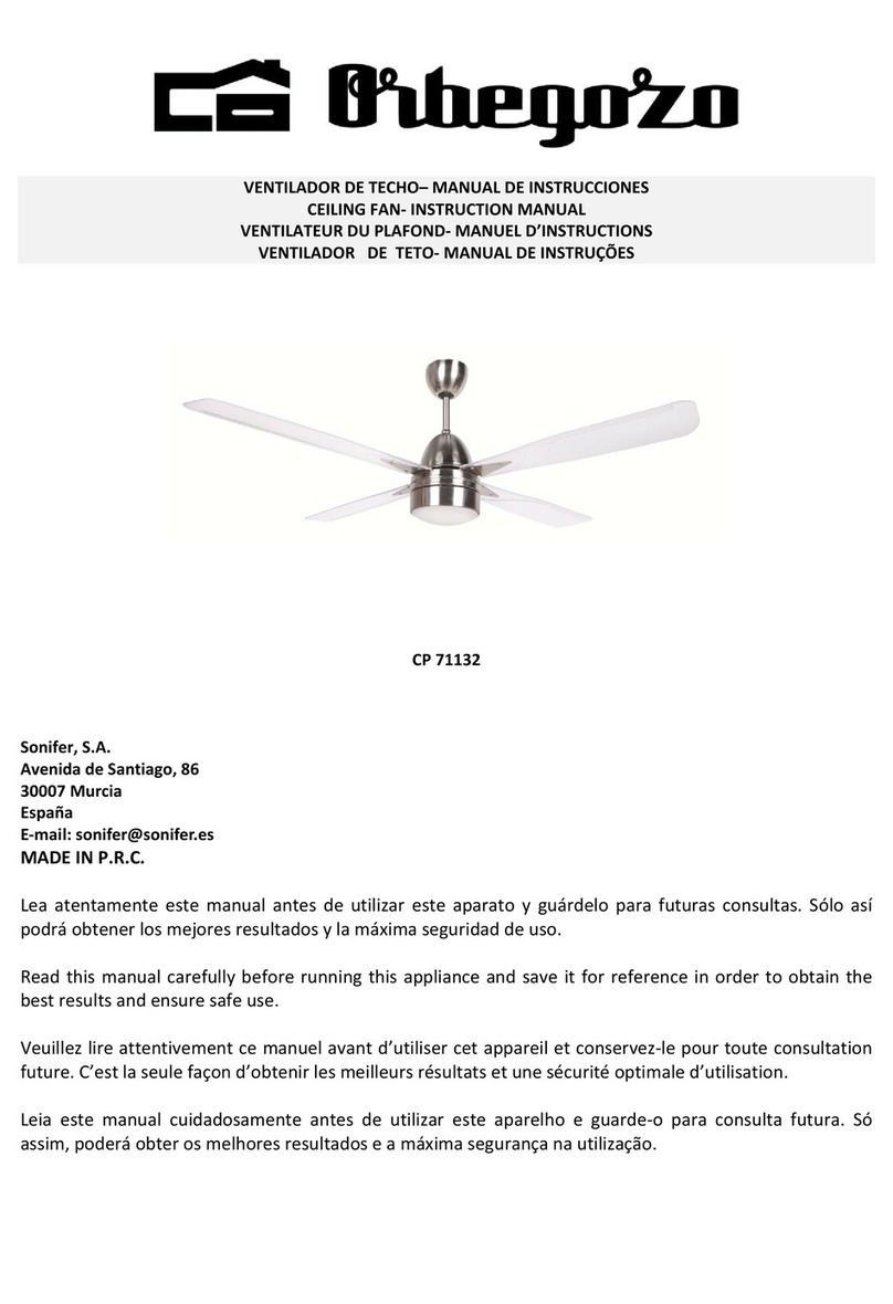 Orbegozo CP 71132 User manual