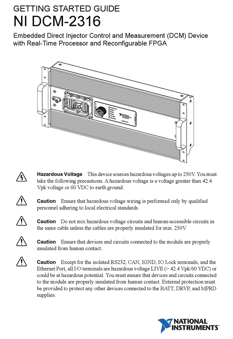 National Instruments NI DCM-2316 User manual
