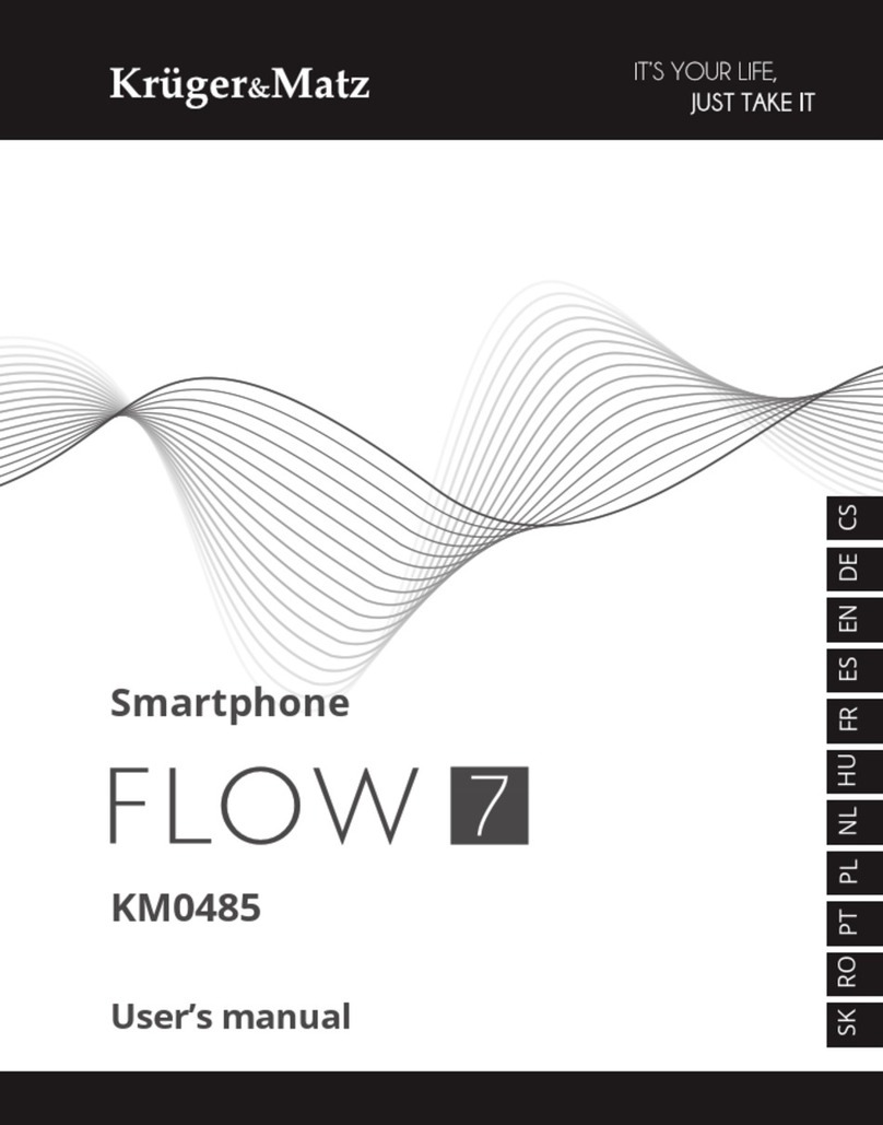 Krüger & Matz FLOW 7 User manual Krüger & Matz FLOW 7 User manual