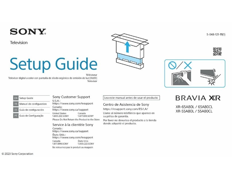 Sony BRAVIA XR Setup guide