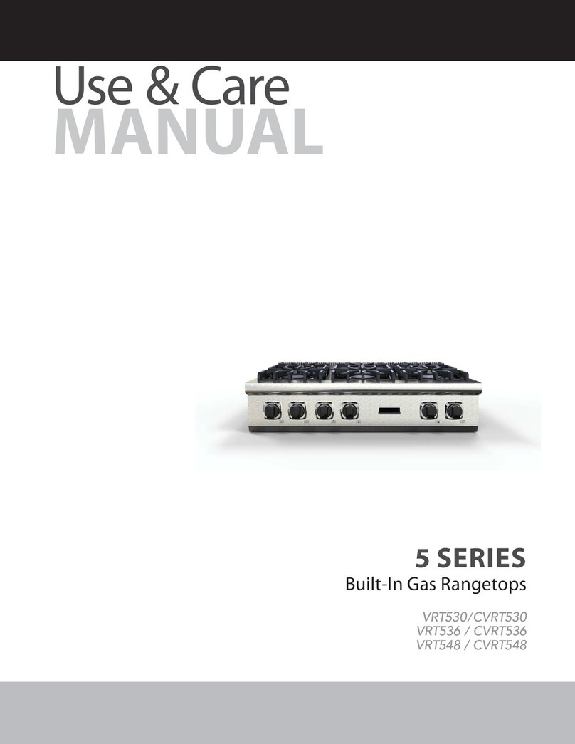 Viking Range CVRT530 Use & care manual