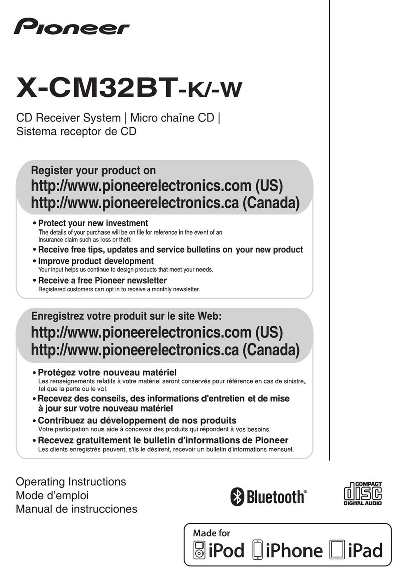 Pioneer X-CM32BT-K operating instructions