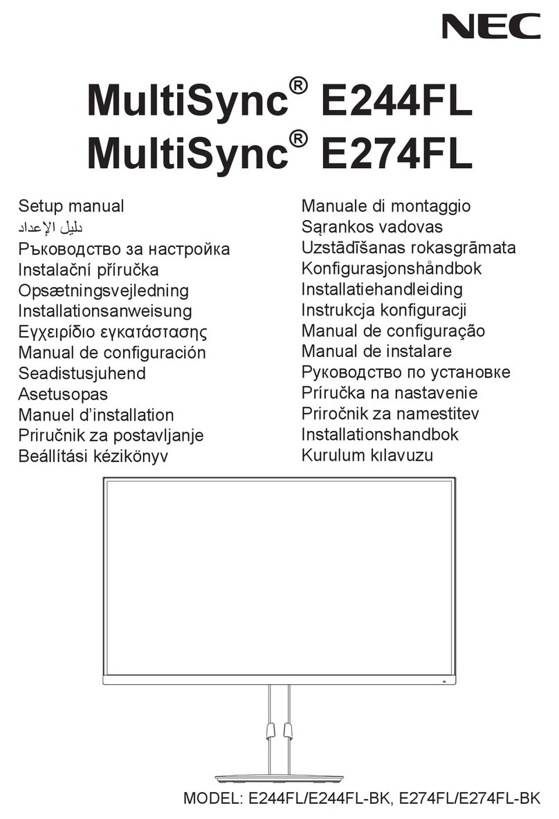 NEC MultiSync E244FL User guide NEC MultiSync E244FL User guide