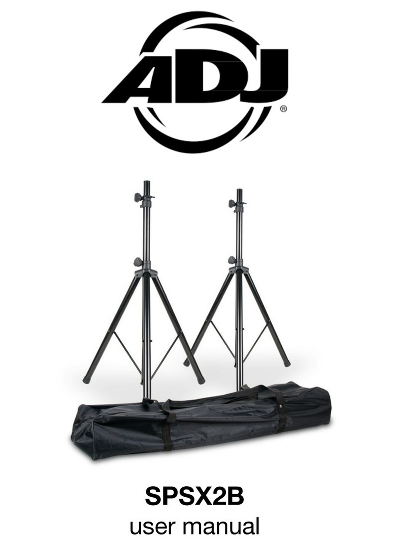 ADJ SPSX2B User manual