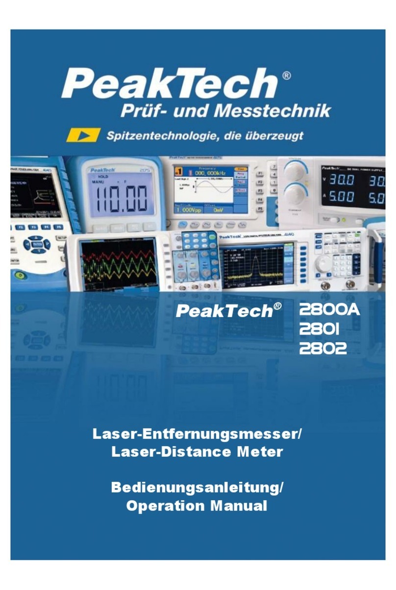 PeakTech 2800A User manual PeakTech 2800A User manual