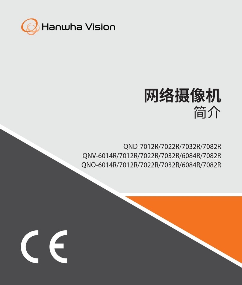 Hanwha Vision QND-7012R User manual