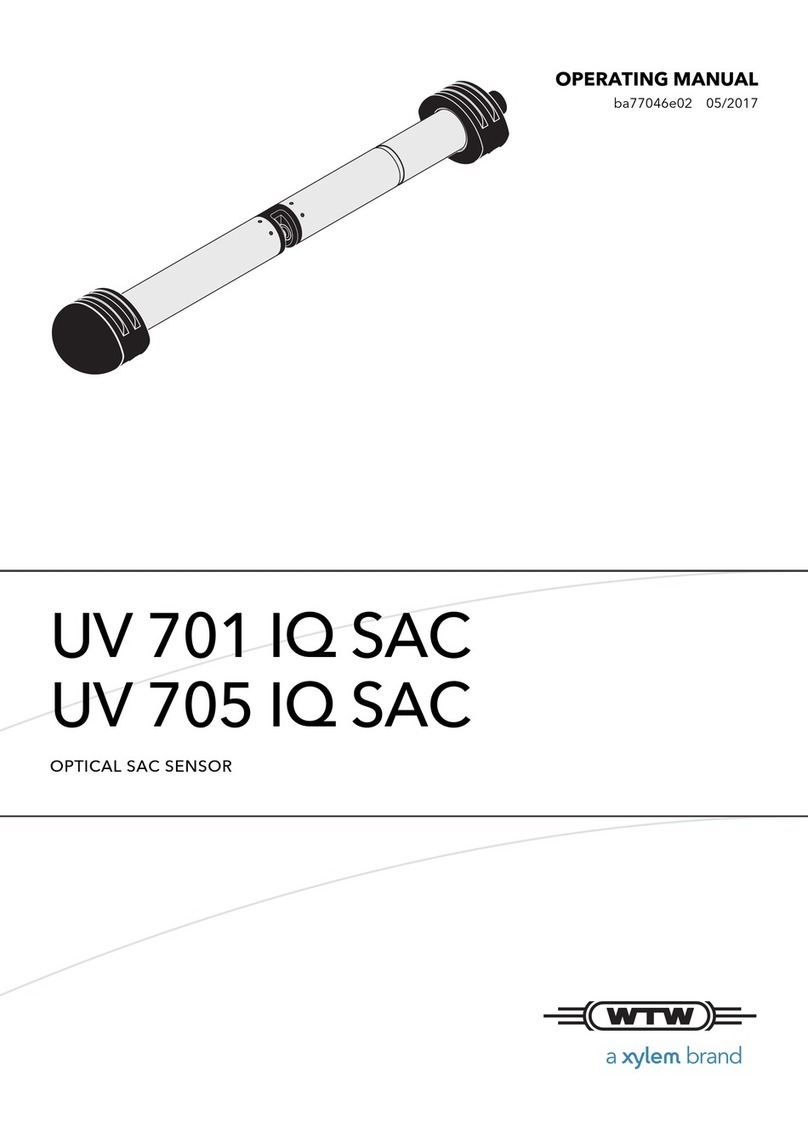 Xylem WTW UV 701 IQ SAC instructions