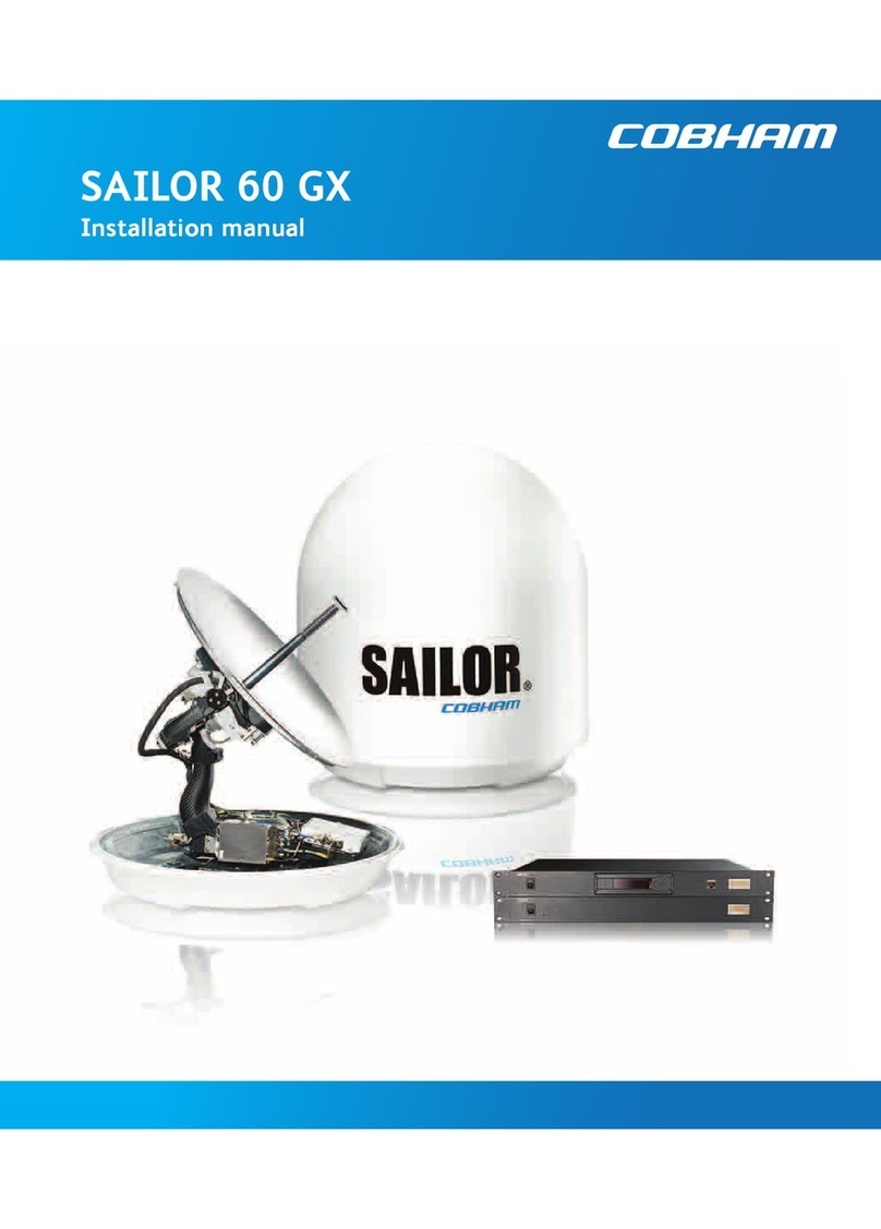 COBHAM SAILOR 60 GX User manual COBHAM SAILOR 60 GX User manual