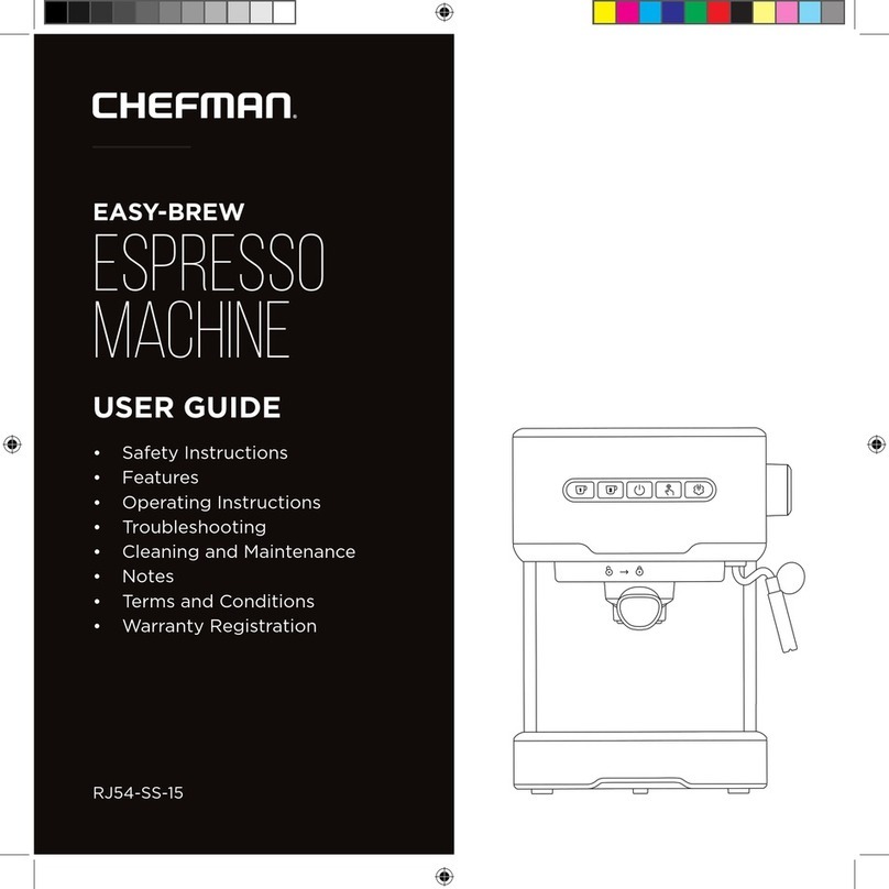 Chefman EASY-BREW RJ54-SS-15 User manual
