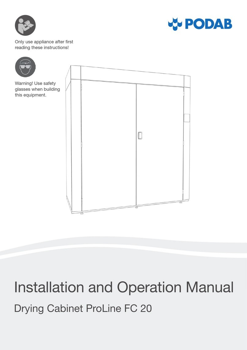 Podab ProLine FC 20 Installation and operation manual Podab ProLine FC 20 Installation and operation manual