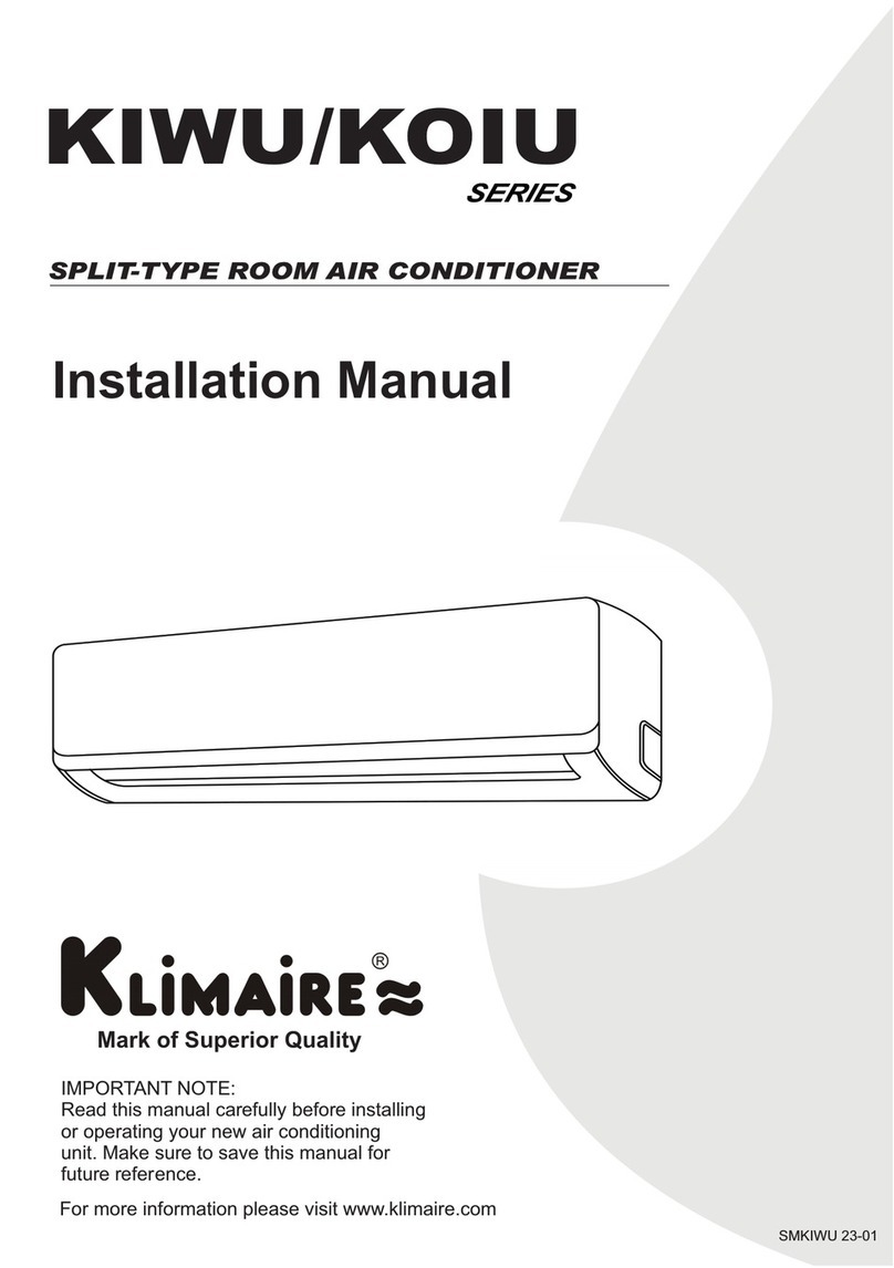 Klimaire KIWU Series User manual