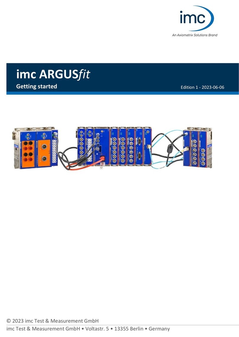 IMC ARGUSfit Getting started