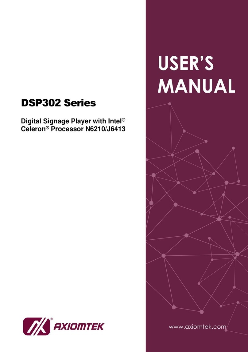 AXIOMTEK DSP302 Series user manual