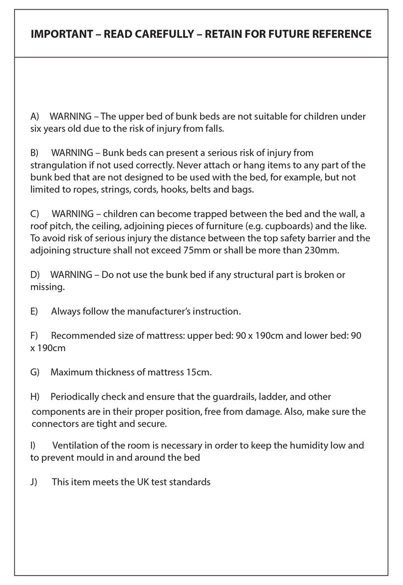 Bedkingdom Flair Tetrad Assembly instructions