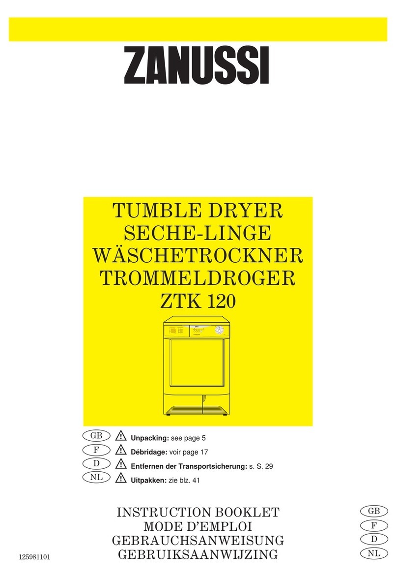 Zanussi ZTK 120 User manual