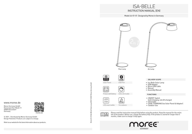 Moree ISA-BELLE 44-01-01 User manual