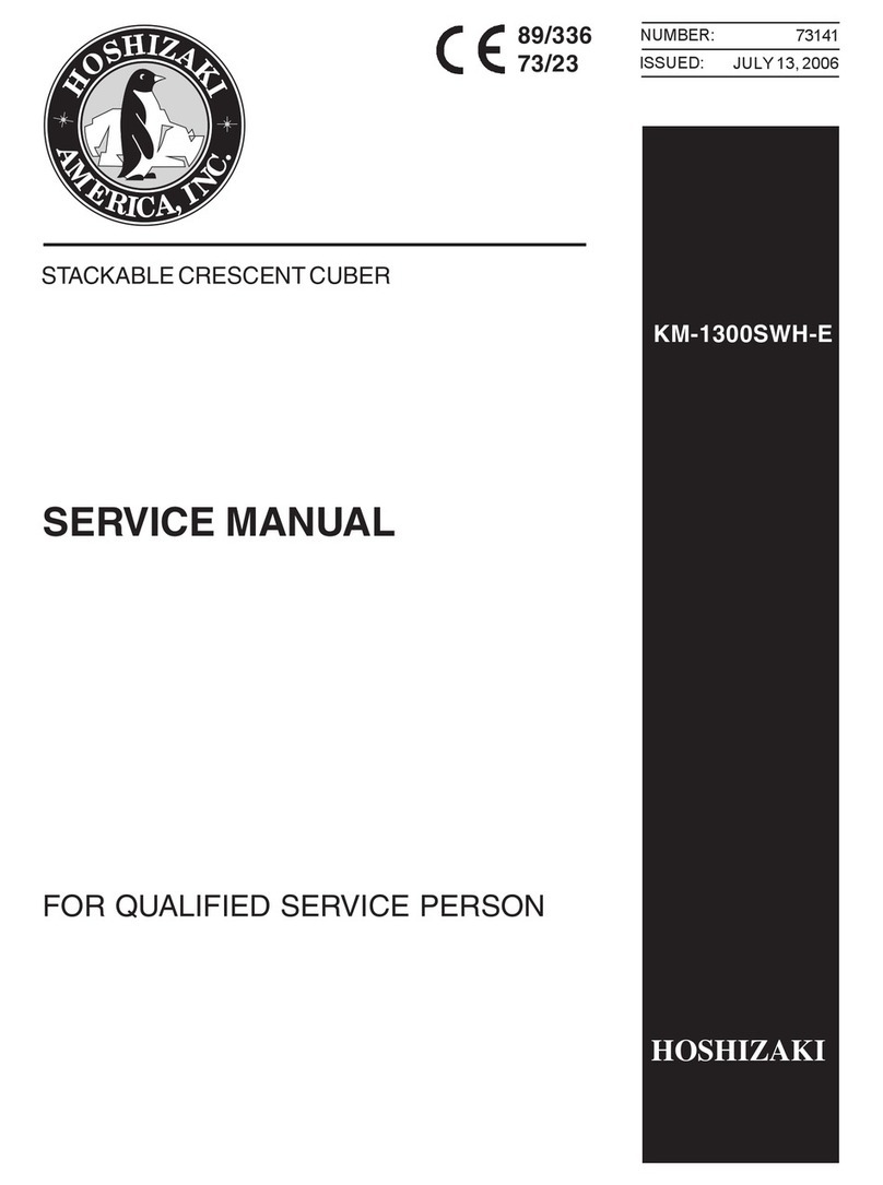 Hoshizaki KM-1300SWH-E Service manual