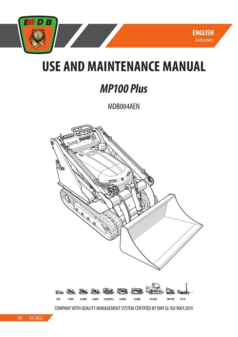 MDB MP100 Plus Use and maintenance manual