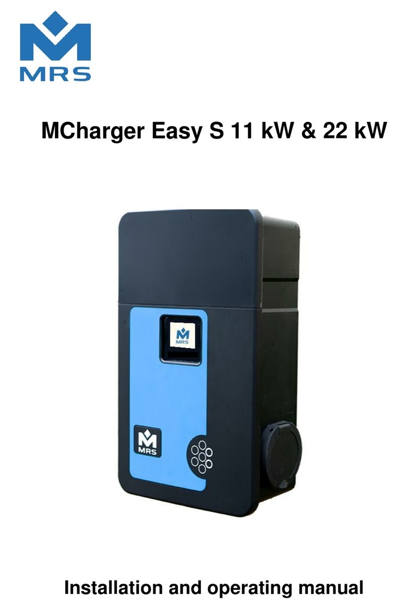 MRS MCharger Easy S Installation and operating manual