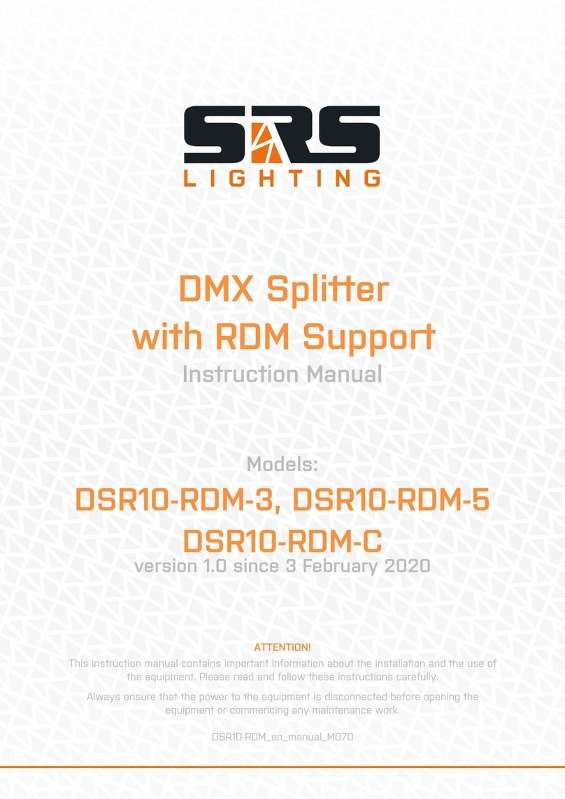 SRS Labs DSR10-RDM-3 instruction manual