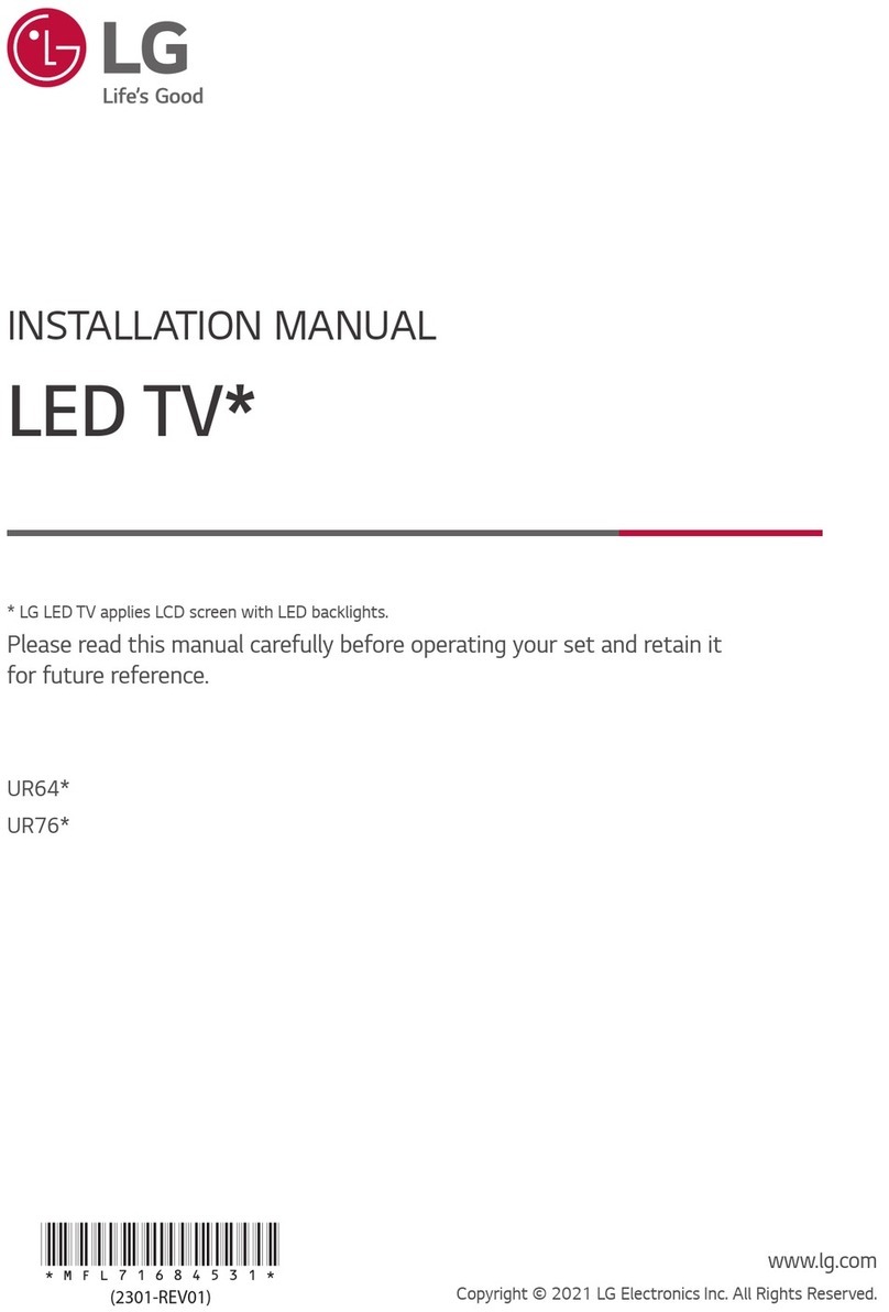 LG UR76 Series User manual
