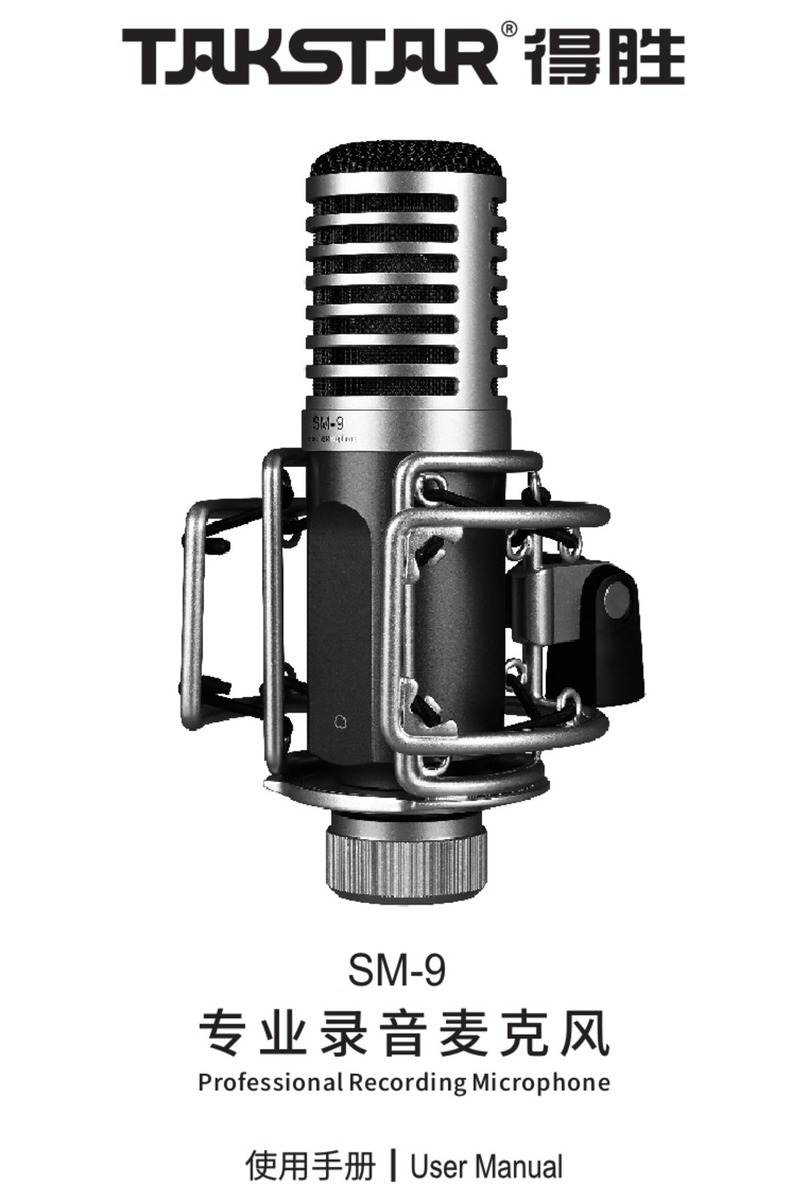 Takstar SM-9 User manual