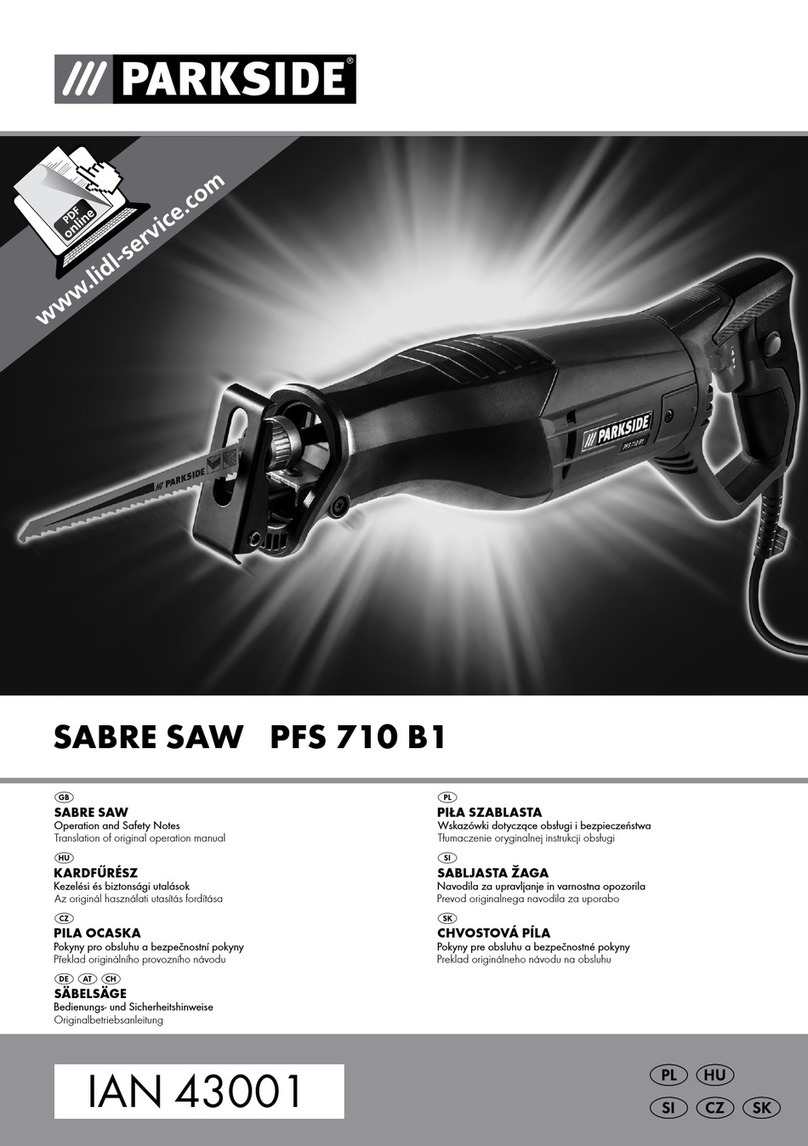Parkside PFS 710 B1 User manual