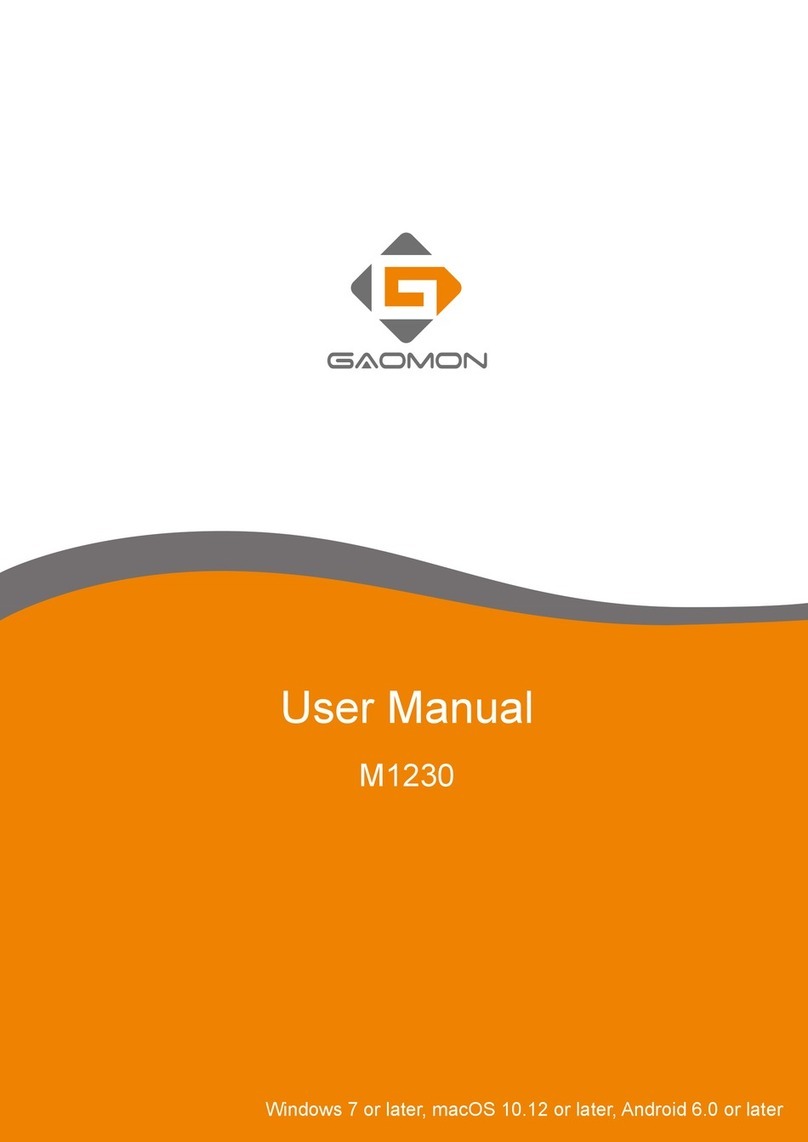 GAOMON M1230 User manual