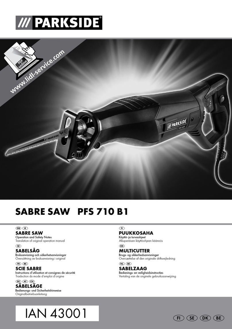 Parkside 43001 Operation and safety notes