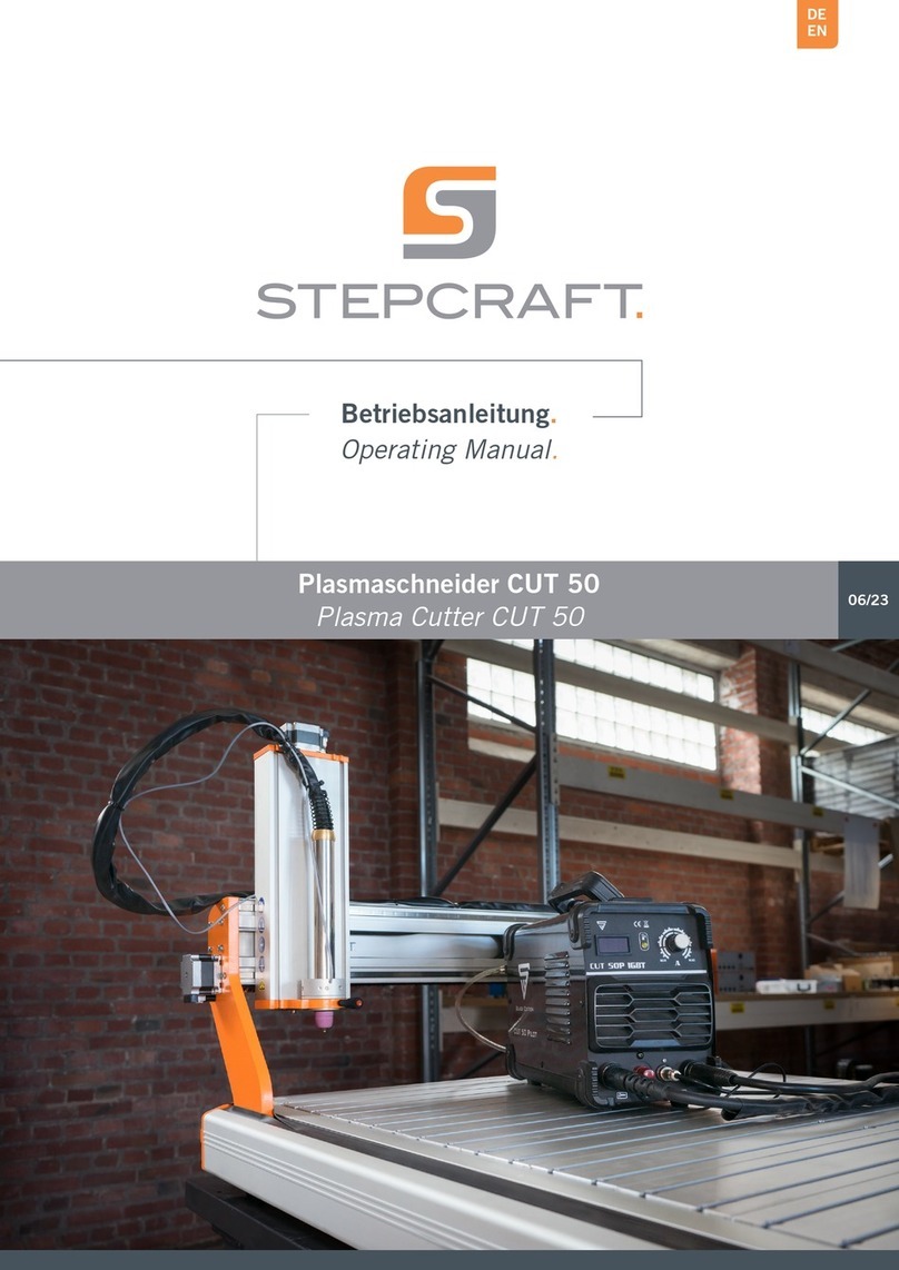 STEPCRAFT CUT 50 operating manual