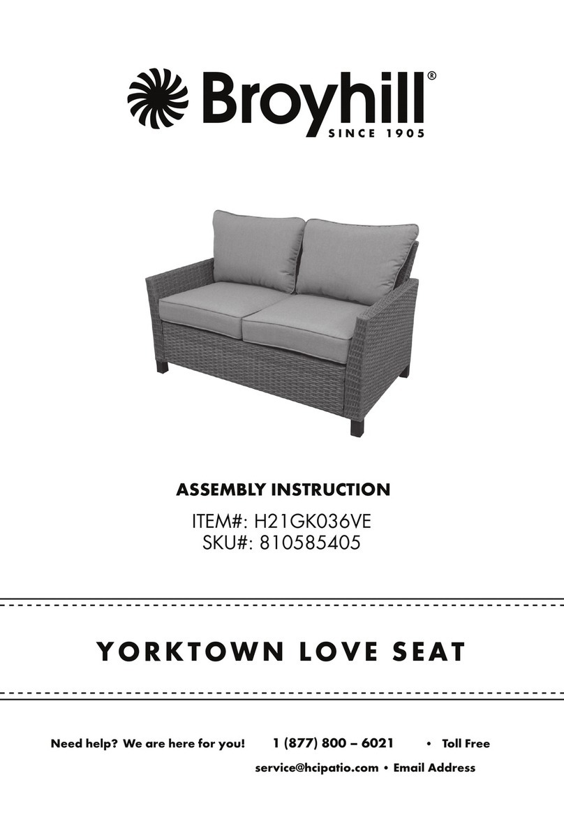 Broyhill YORKTOWN H21GK036VE Assembly instruction Broyhill YORKTOWN H21GK036VE Assembly instruction