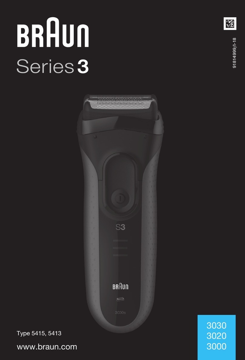 Braun 3020 User manual