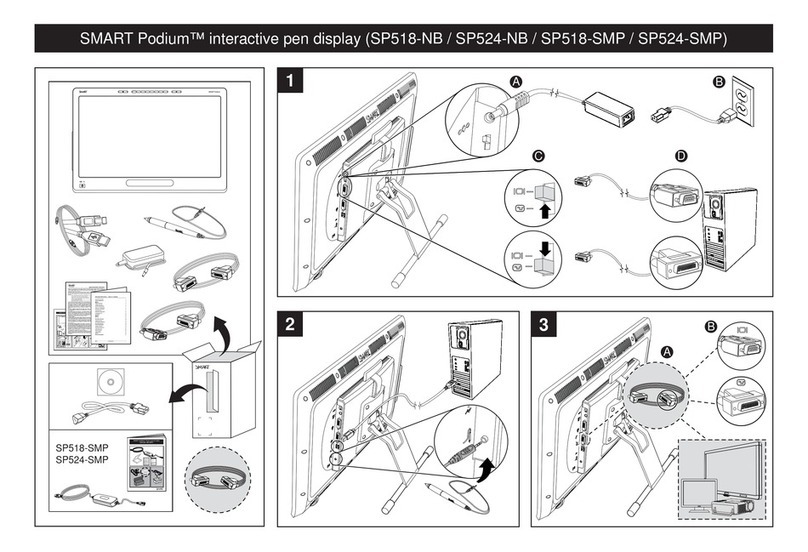 SMART Podium SP518-NB User manual