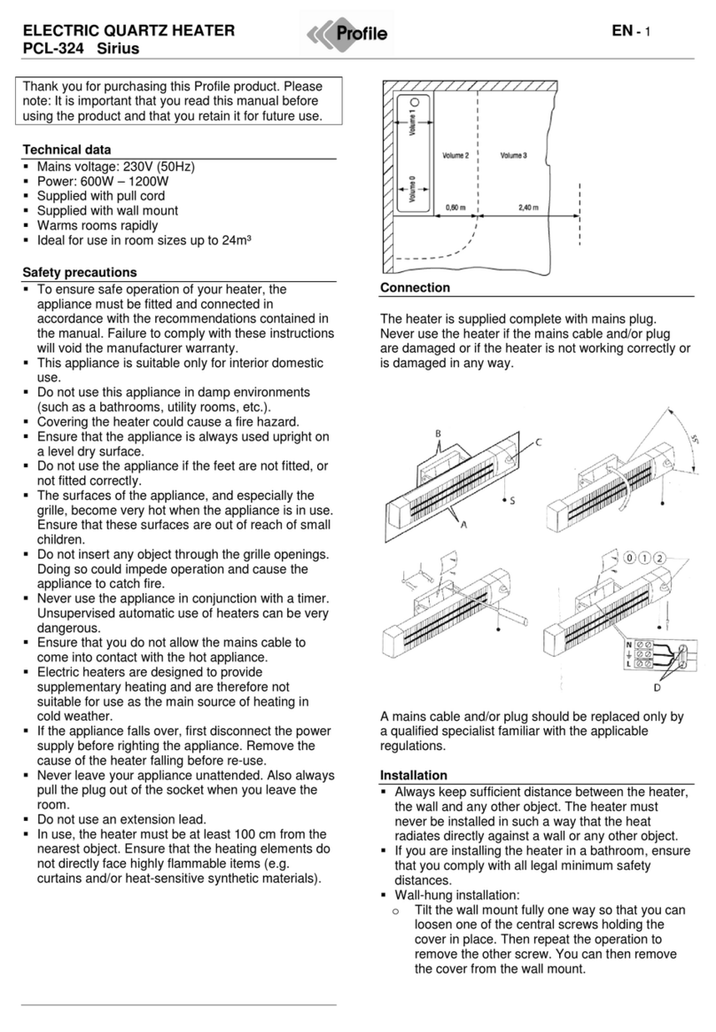 Profile PCL-324 Sirius quick start guide