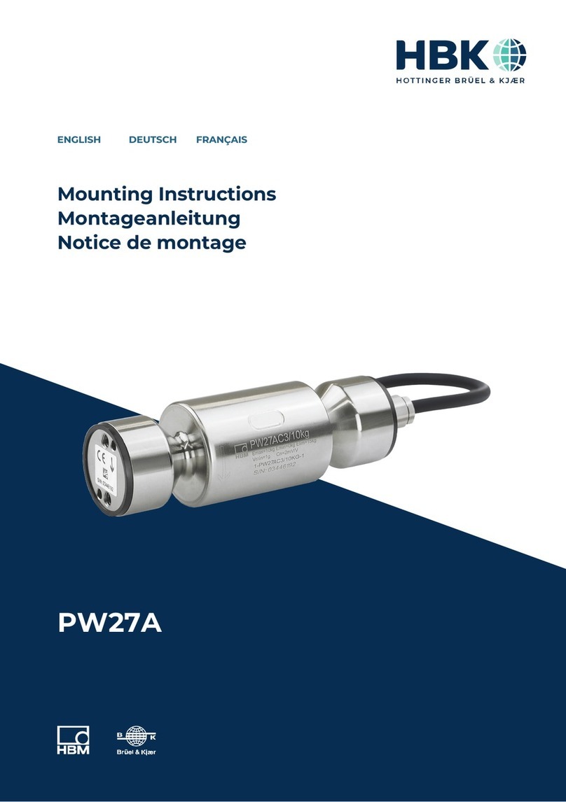 HBK PW27A User manual