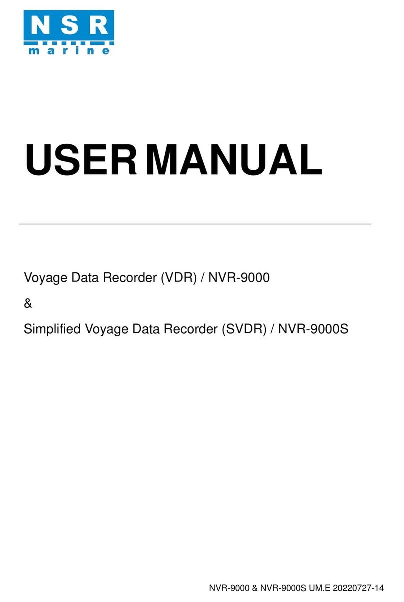 NSR Marine NVR-9000 user manual