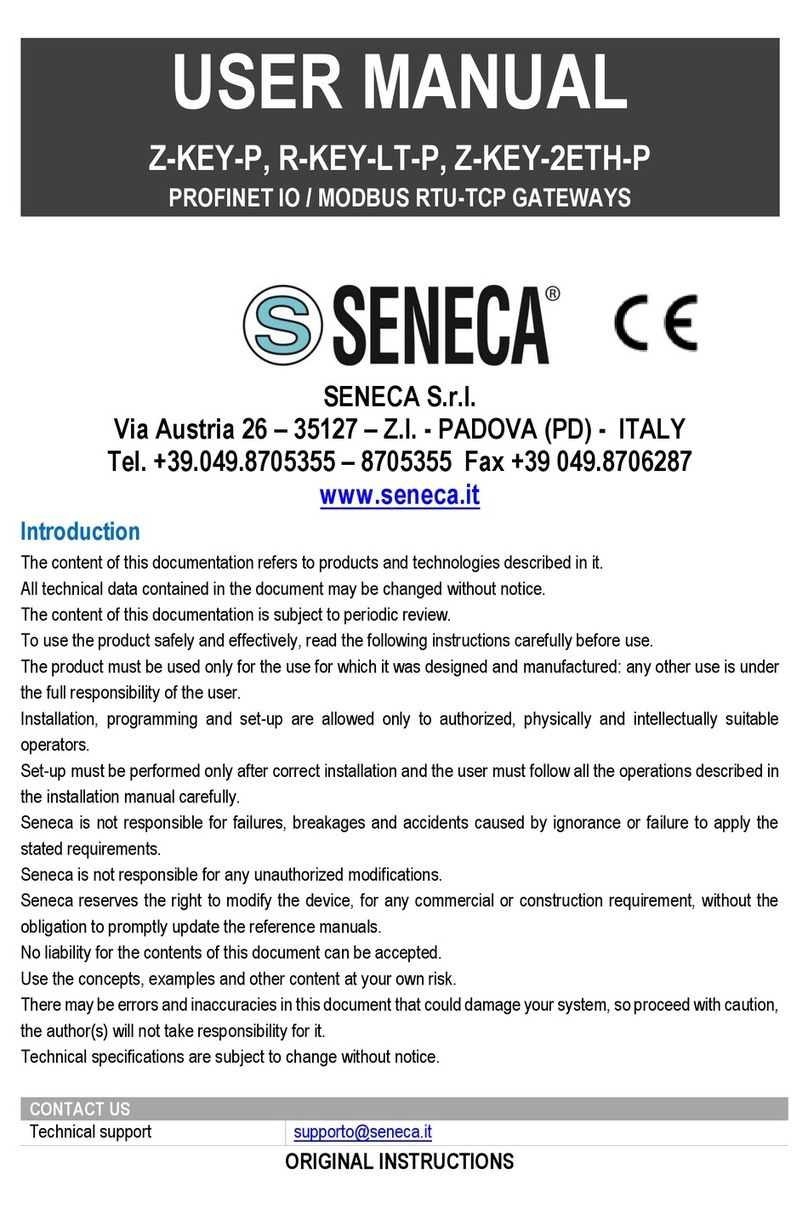 Seneca Z-KEY-P user manual Seneca Z-KEY-P user manual